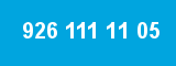 926 111 11 05
